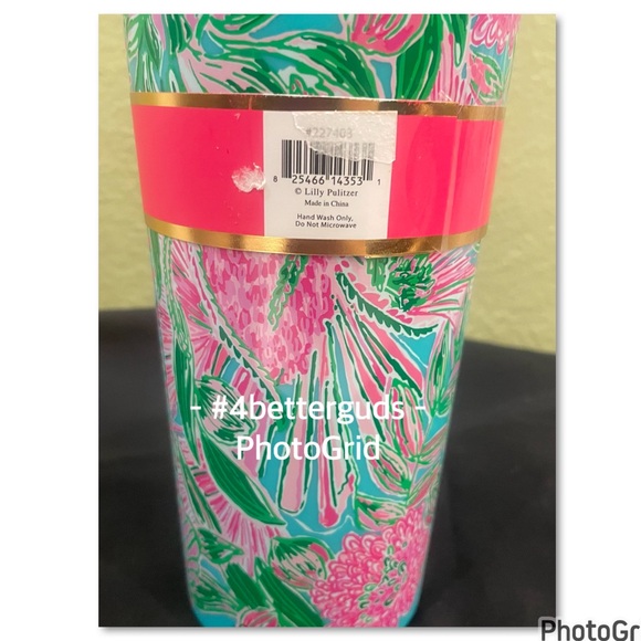 New Lilly Pulitzer Insulated 24oz Tumbler With Straw Featured in Coming In Hot - Picture 14 of 16